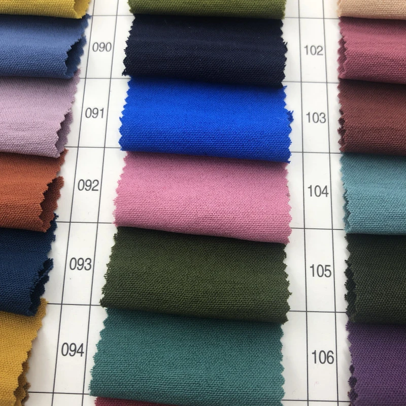 Factory Supply Custom Color 100% Poluester Cey Fabric Crepe Fabric for Pants Sportswear Outdoor Jacket Down Coat Women Garment Dress