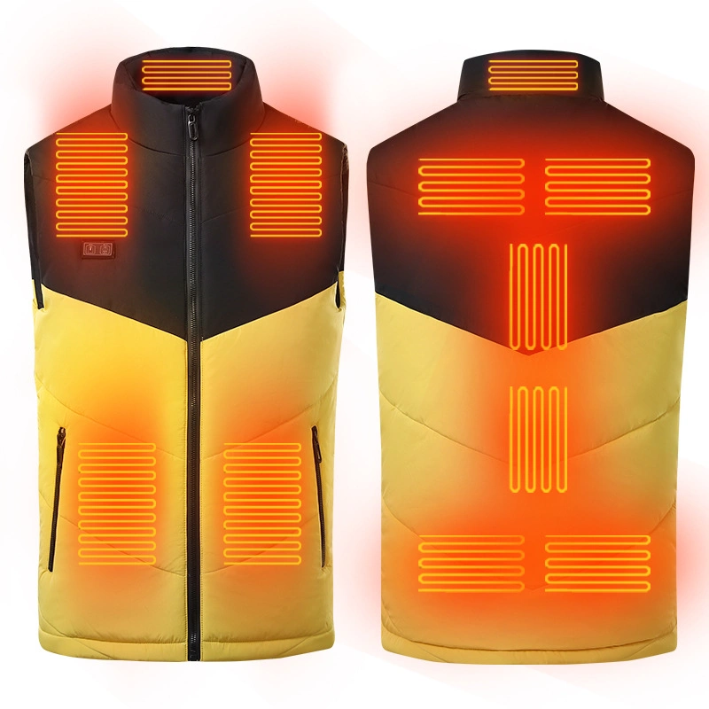 USB Rechargeable Smart Thermal Cold Season Unisex Men Womens Warming Heating Jacket Heated Vest Without Battery