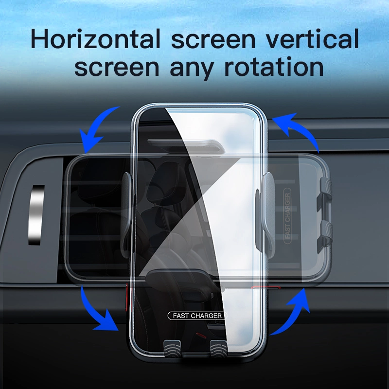 Explosive 15W Auto Wireless Charger Automatische Induktion Mobiltelefon Navigation Halterung Wireless-Ladegerät für Smartphone