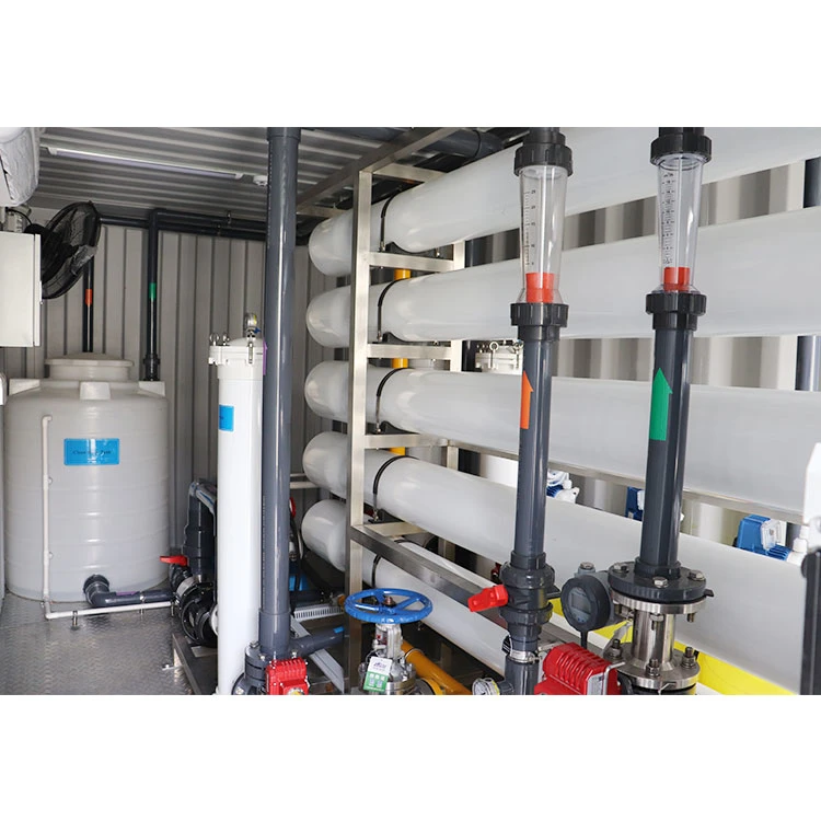 Container Meerwasseraufbereitung, Wasserfiltration, Meerwasser-Reinigungssystem, Meerwasser-Entsalzungsanlagen Plant System