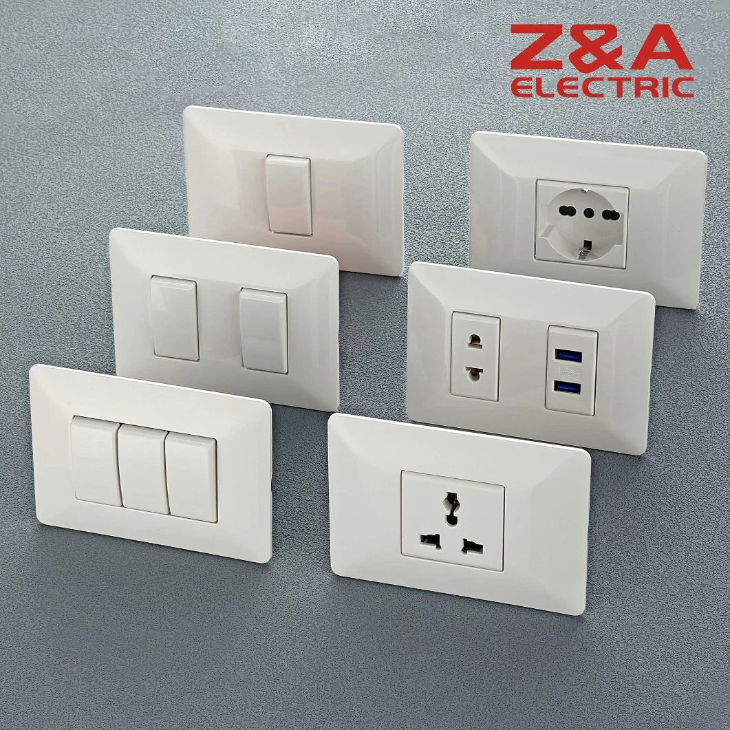 China Luz preço de fábrica Home PC Eléctrico Material interruptores na parede