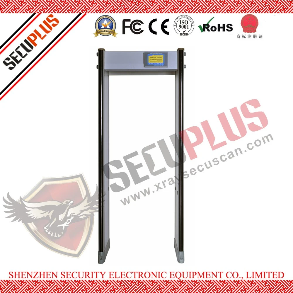 Airport Door frame Metal Detector SPW-300S 33 zones with Big LCD Screen Walk Through Detector