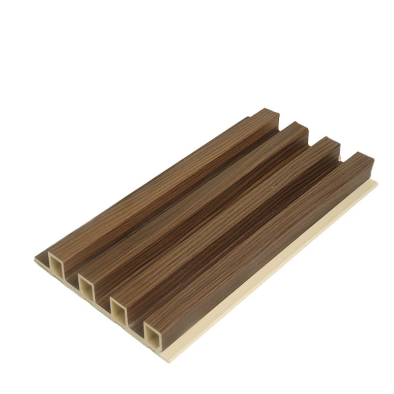 China Wholesale/Supplier Factory Indoor Decor Wood Plastic Composite PVC Coating Cladding Fluted Wall Board Interior WPC Wall Panel