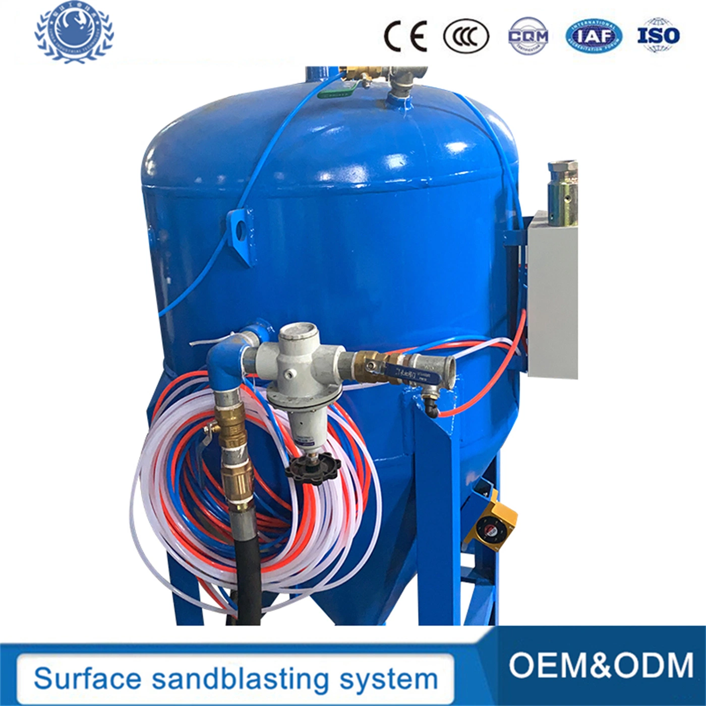 CE Certificate Vertical Wet and Dry Dust Portable Automatic Sandblasting Machine for Rust Removal Burnishing