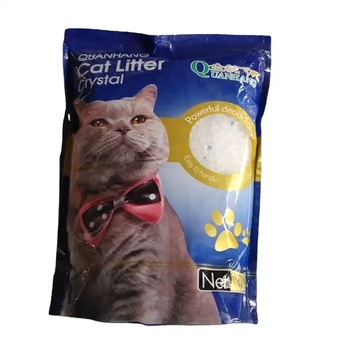 Wholesale/Supplier Competitive Price Fresh Flavour Scented Customize 3.8L Package Pear Silica Gel Crystals Grain Kittty Cat Litter Sand Micro Crystal Silicon Cat Litter