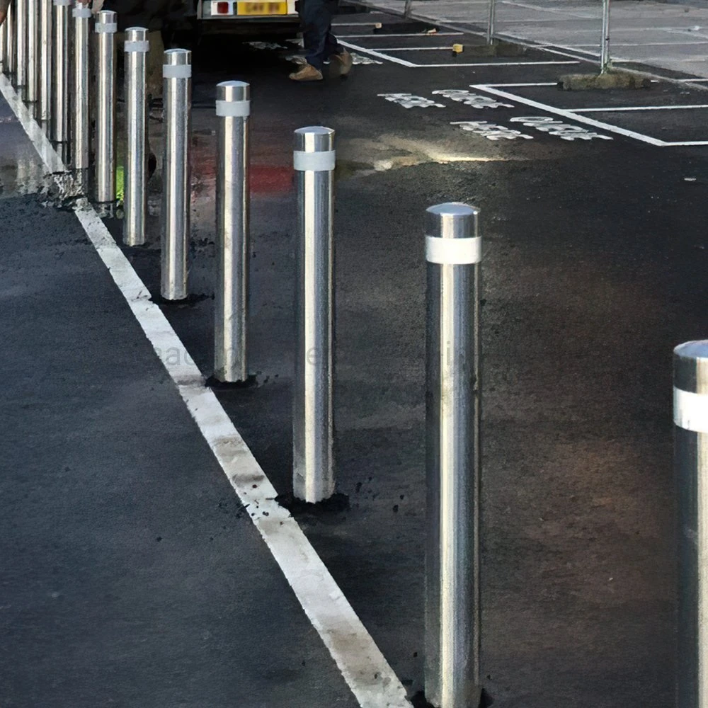 Safety Protection Metal Barrier Stainless Steel Outdoor Bollards