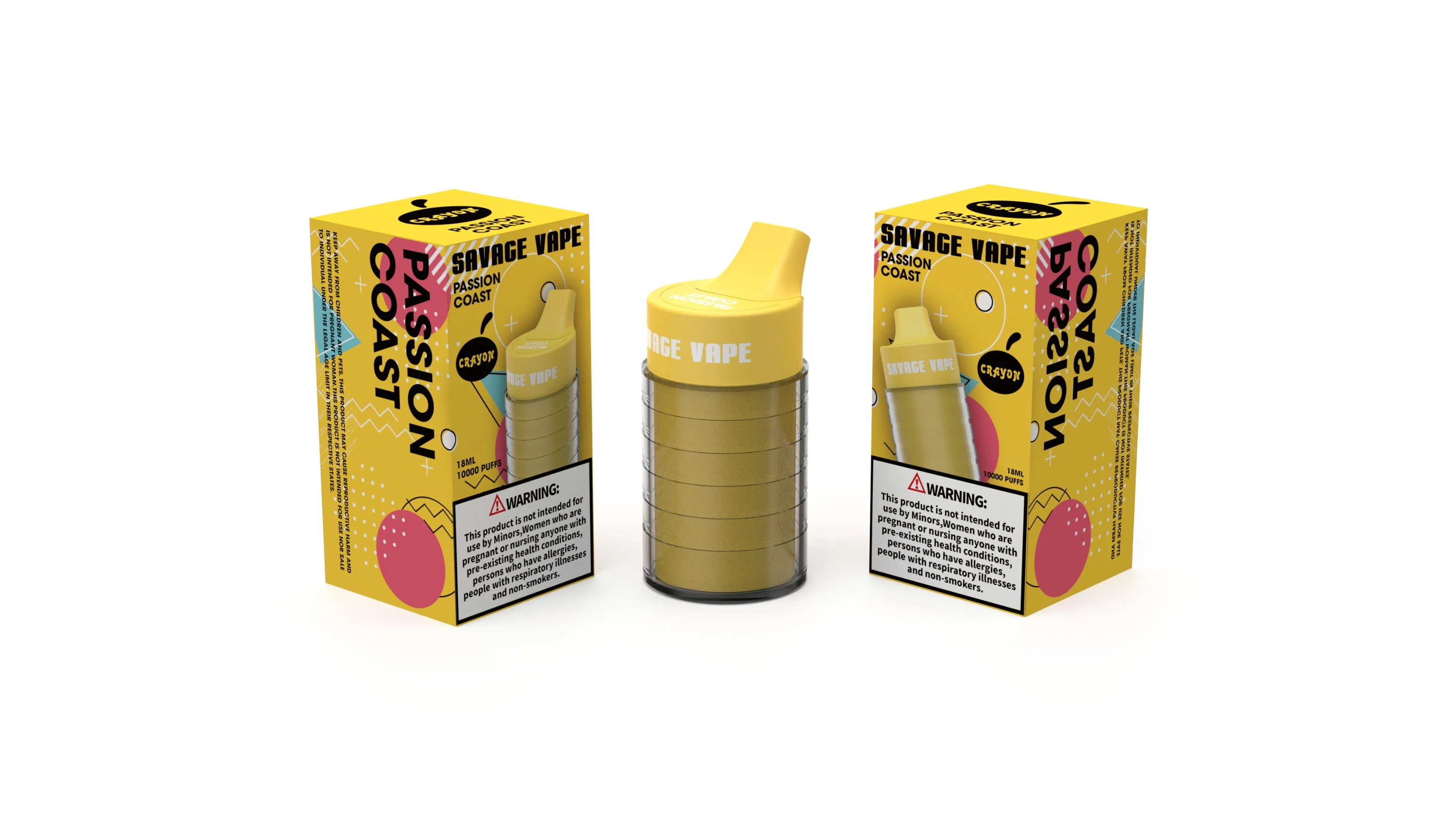 Stock disponible Savage crayon Vapes10K puffs E cigarette Disposable/Chargeable Vape Flacon de 6000 Coca-Cola 8000 5% Max Cup 10K Puff VAPE