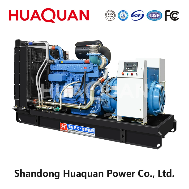 500kw 625kVA Diesel Generator Set Powered by Huaquan/Cumins/Yuchai/Weichai Open Type