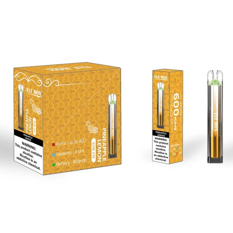 No Burnt No Leaking Vape Mini E Cigarettes Doloda Elf Box 600puffs Crystal Disposable/Chargeable Pod Device Vs Puffs Bar Stick Elf 600puffs
