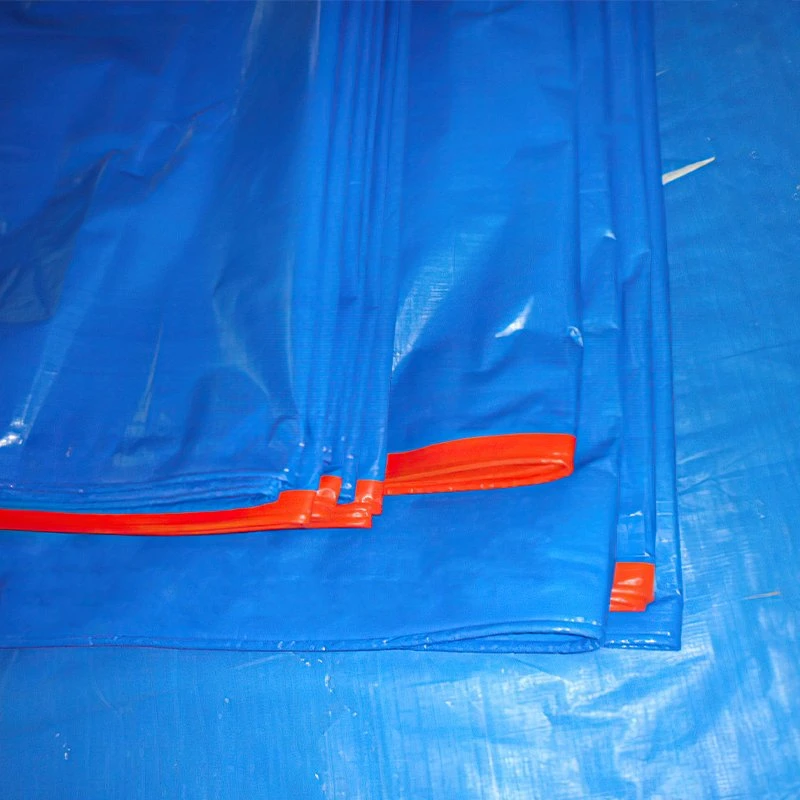 Durable Waterproof Drawstring PE Tarpaulin Leaf Poly Tarp