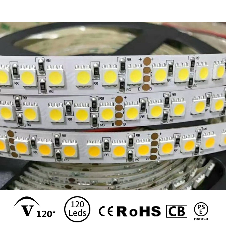 Barrette de lumière LED CMS 5050 12V LED super brillante flexible Bande lumineuse