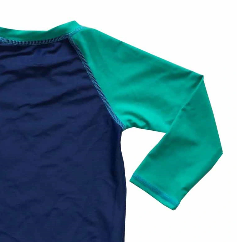 Kid′ S Long-Sleeve ملابس سباحة ذات لون متفرد حماية من الغوص مناسبة مع طباعة الأخطبوط