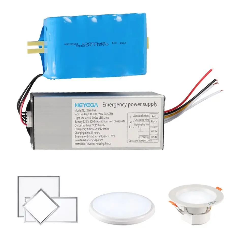 OEM Factory 50-100W Lithium Rechargeable Emergency LED Conversion Kit for ceiling Lights