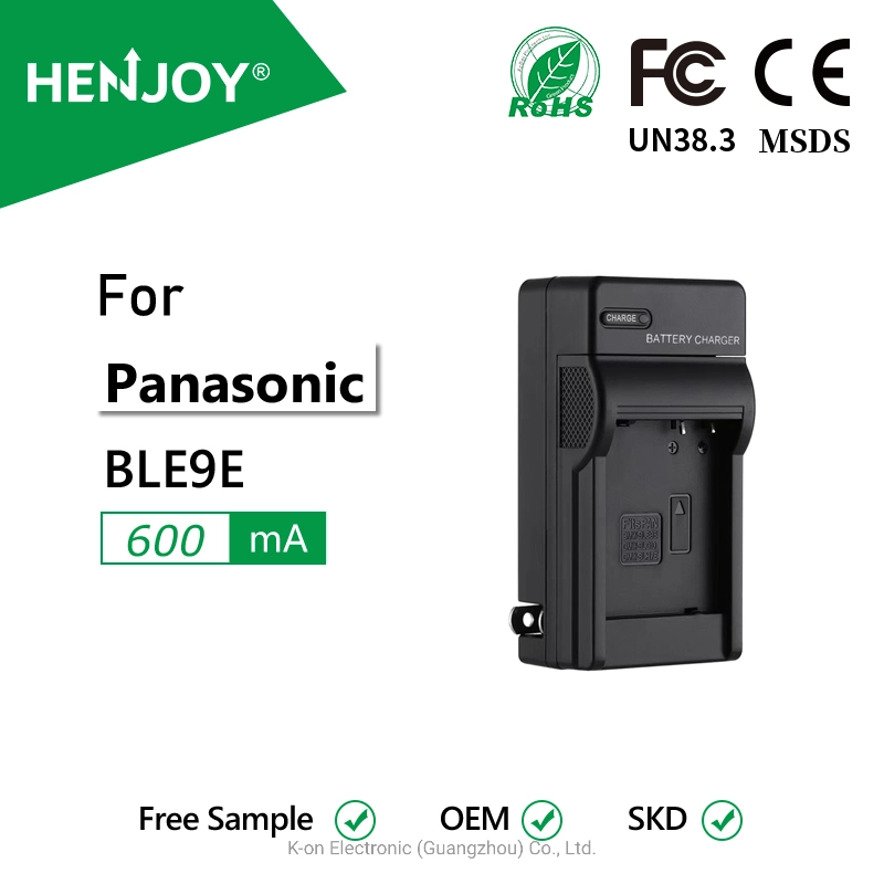 Henjoy&reg; Dmw-BLE9e Charger for Panasonic Lumix DC-G100, DC-Zs80, DC-Gx9, DC-Lx100 II, DC-Zs200, DC-Zs70, DMC-Gx80, DMC-Gx85, DMC-Zs60, DMC-Zs100, DMC-GF6