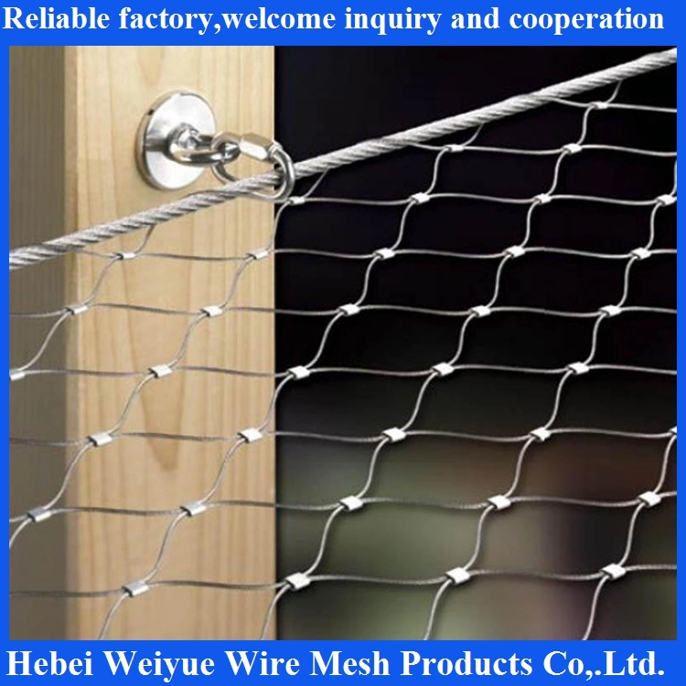 Wholesale Stainless Steel Suspension Bridge Railing Wire Rope Netting