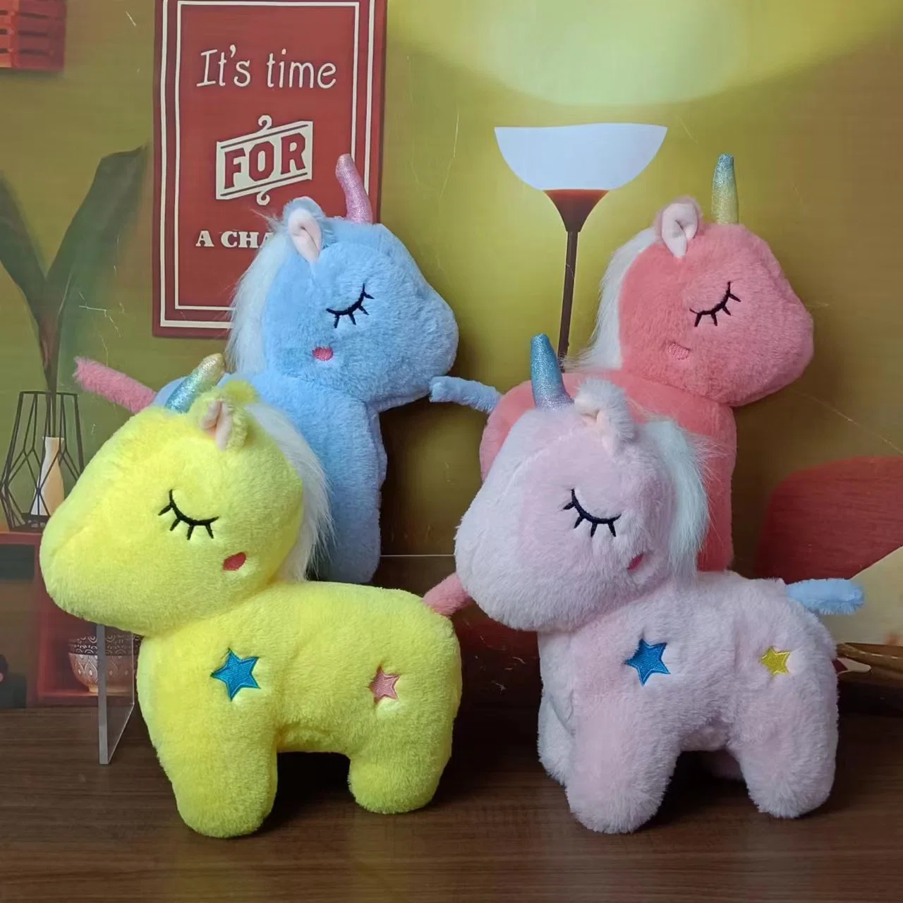 Unicorn Hot Selling Soft Toys Custom Stuffed Animal Manufacturer 25cm Doll Plush Toy for Claw Crane Machine