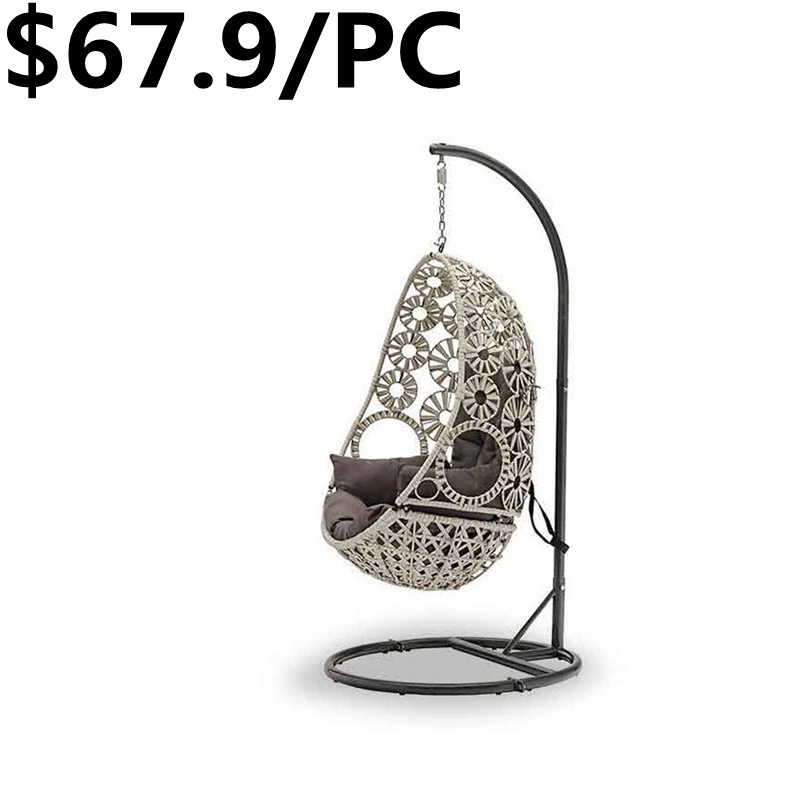 Comfortable Leisure Hanging Outdoor Garden Rattan Wicker Swing Chair