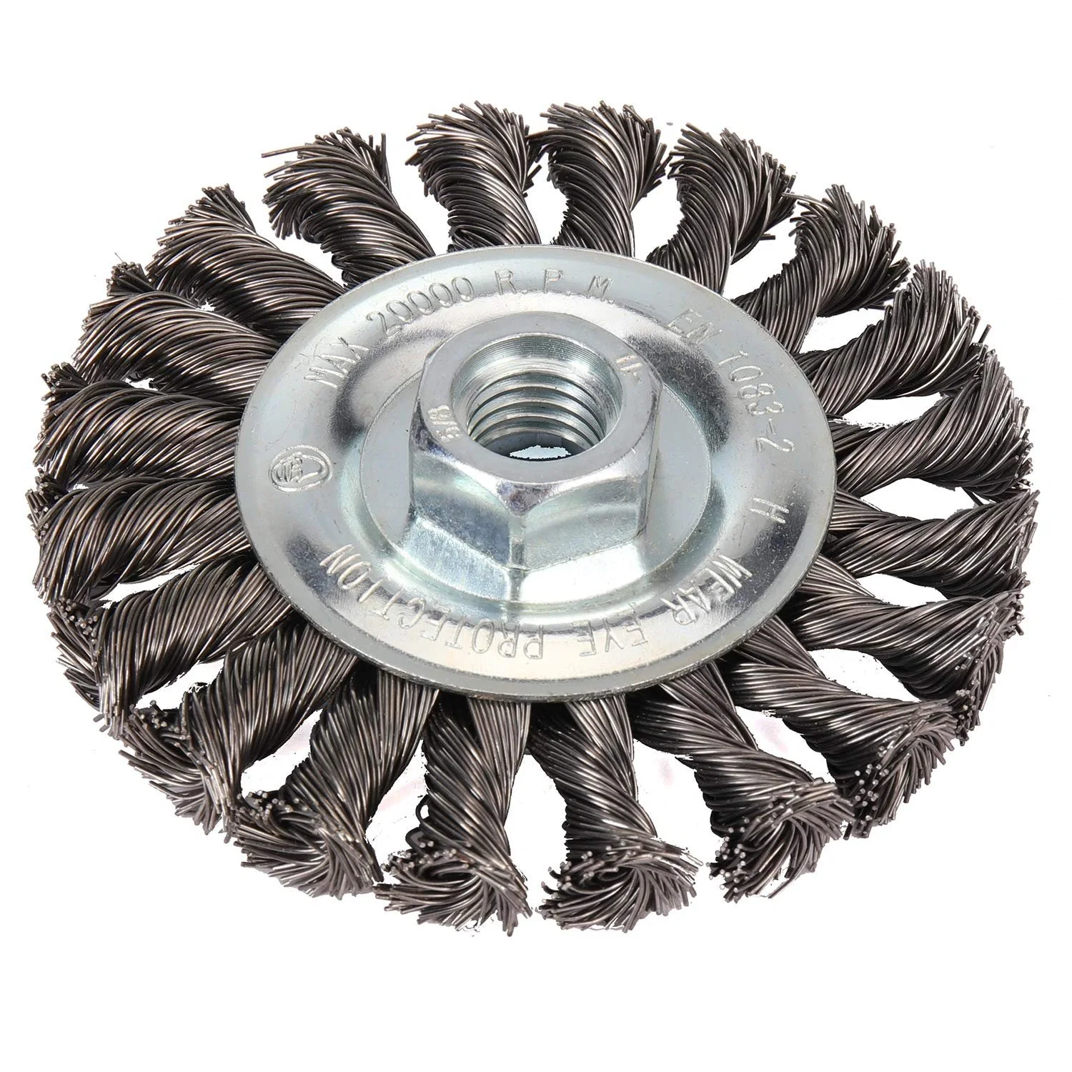 Twisted Wire Wheel, Wire Wheels Brush Perfect for Removal of Rust/Corrosion/Paint