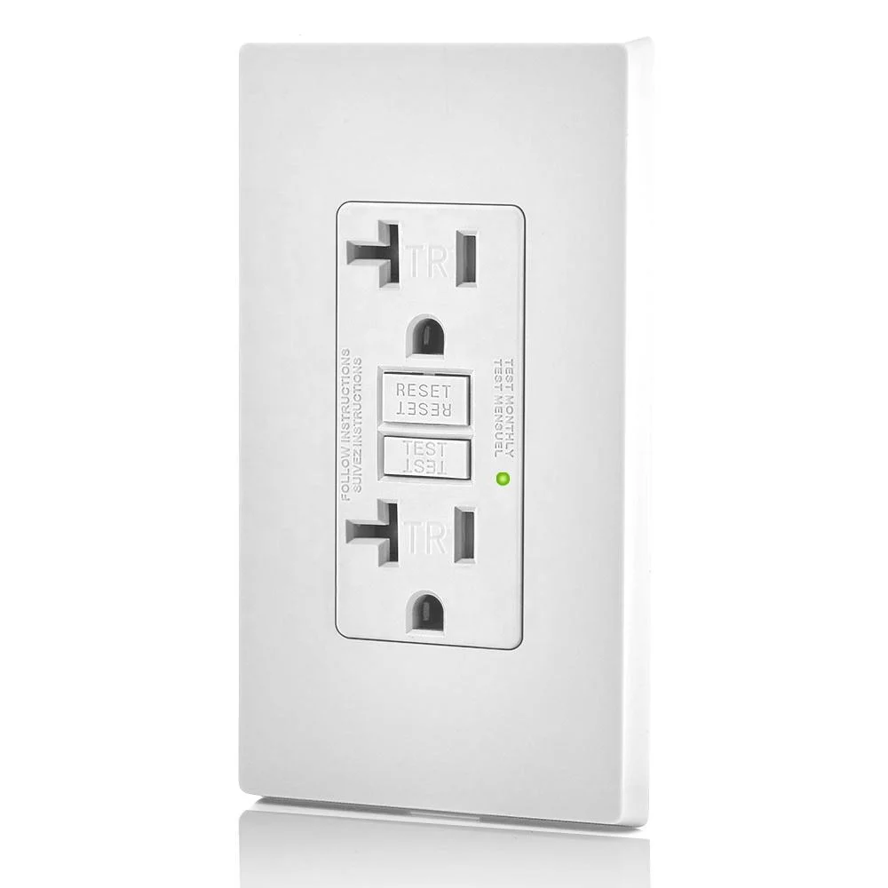 Power Protected Double Duplex Wall Sockets and Switches Outlet