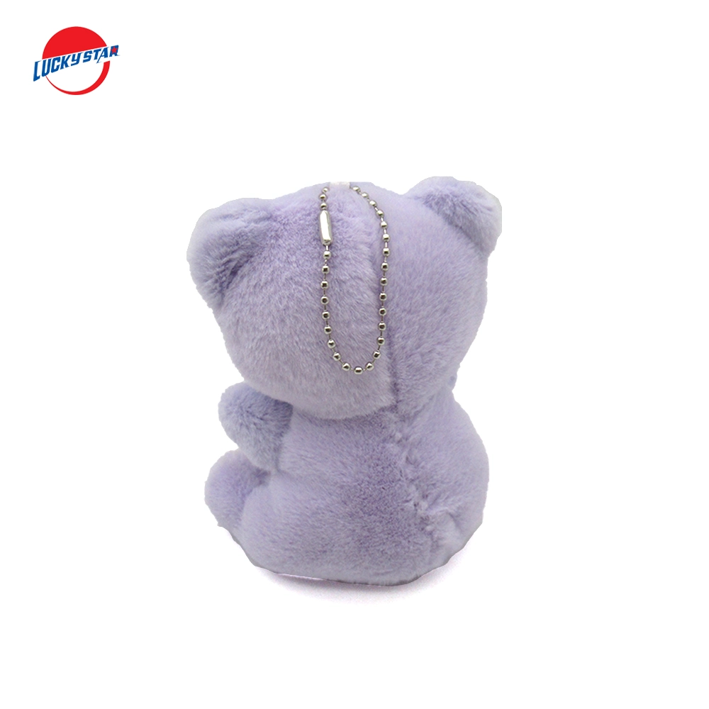 Cute pequeño osito de peluche peluche juguete animal con babero