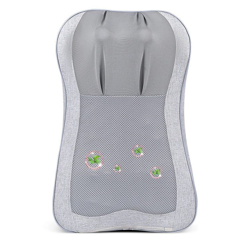 OEM Portable Neck Back Foot Kneading Seat Vibration Massage Home Electric Massaging Cushion Heated