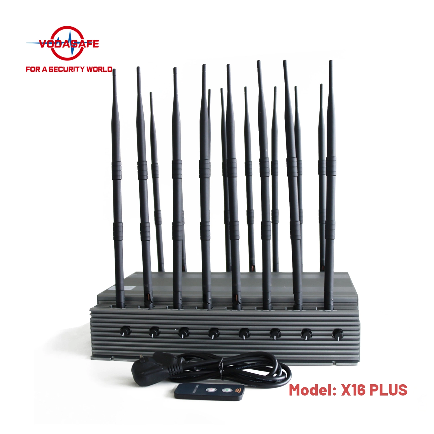 Signal de téléphone cellulaire 16 antennes brouilleur GSM 3G 4G 5.8G Lojack GPS WiFi GPS Bloqueur du signal cellulaire mobile Bluetooth