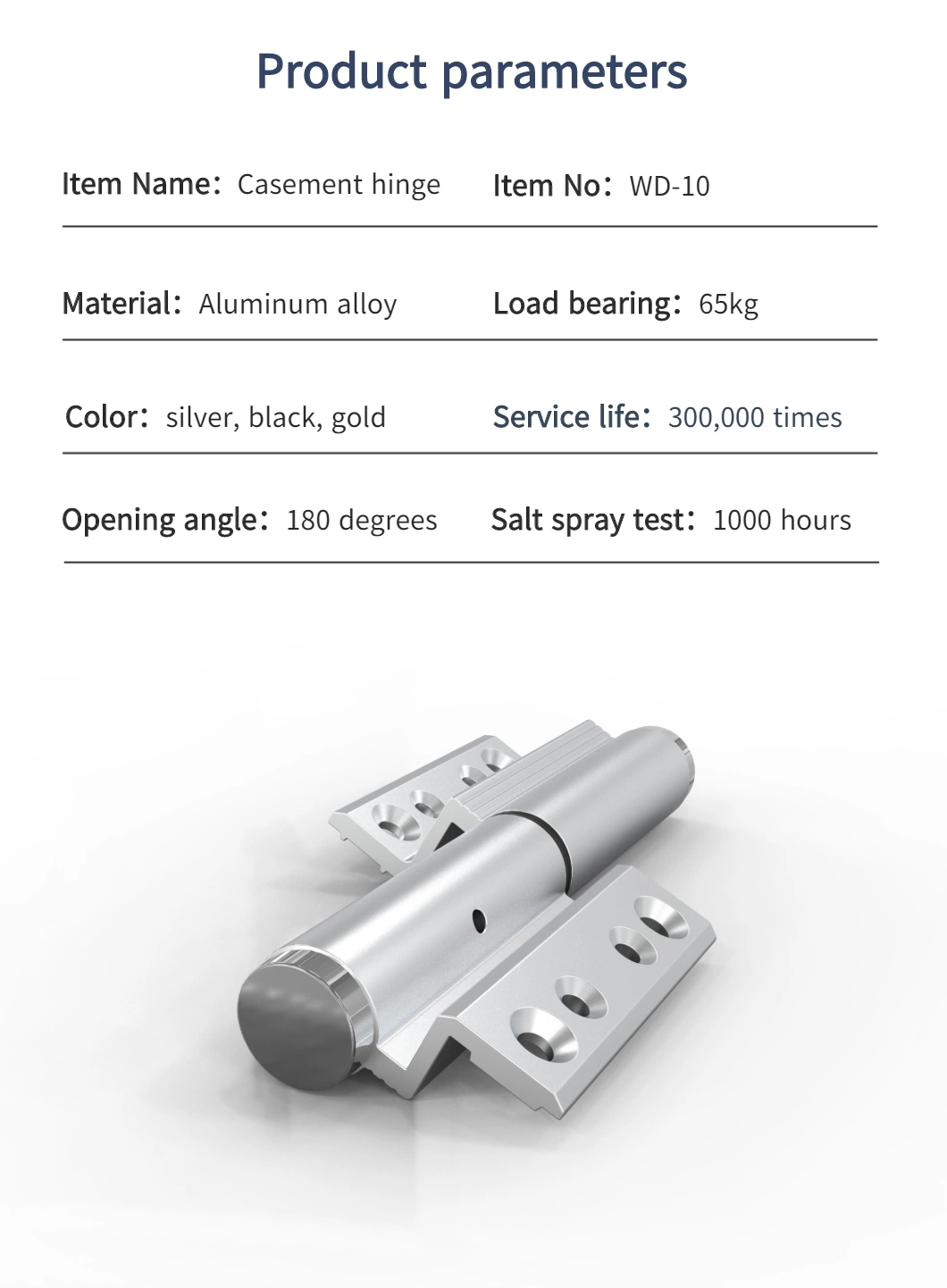 Aluminium Extrusion Scharnierbeschläge für Fenster und Türen