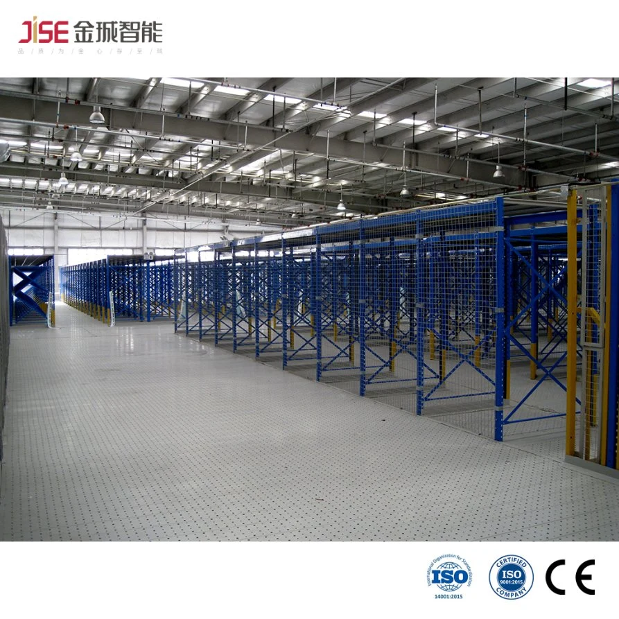 The Latest Warehouse Rack Multi Storage Rack Supported Mezzanince for Plastic Pallet.