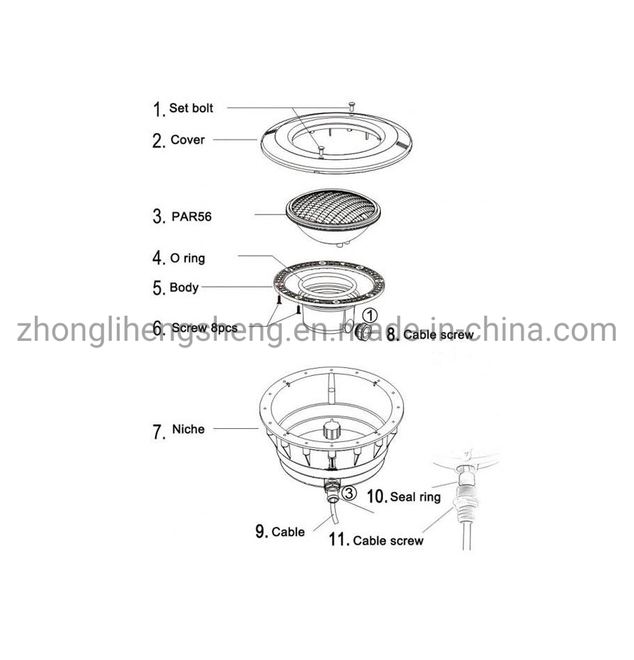 Locomotive Halogen Light PAR 56