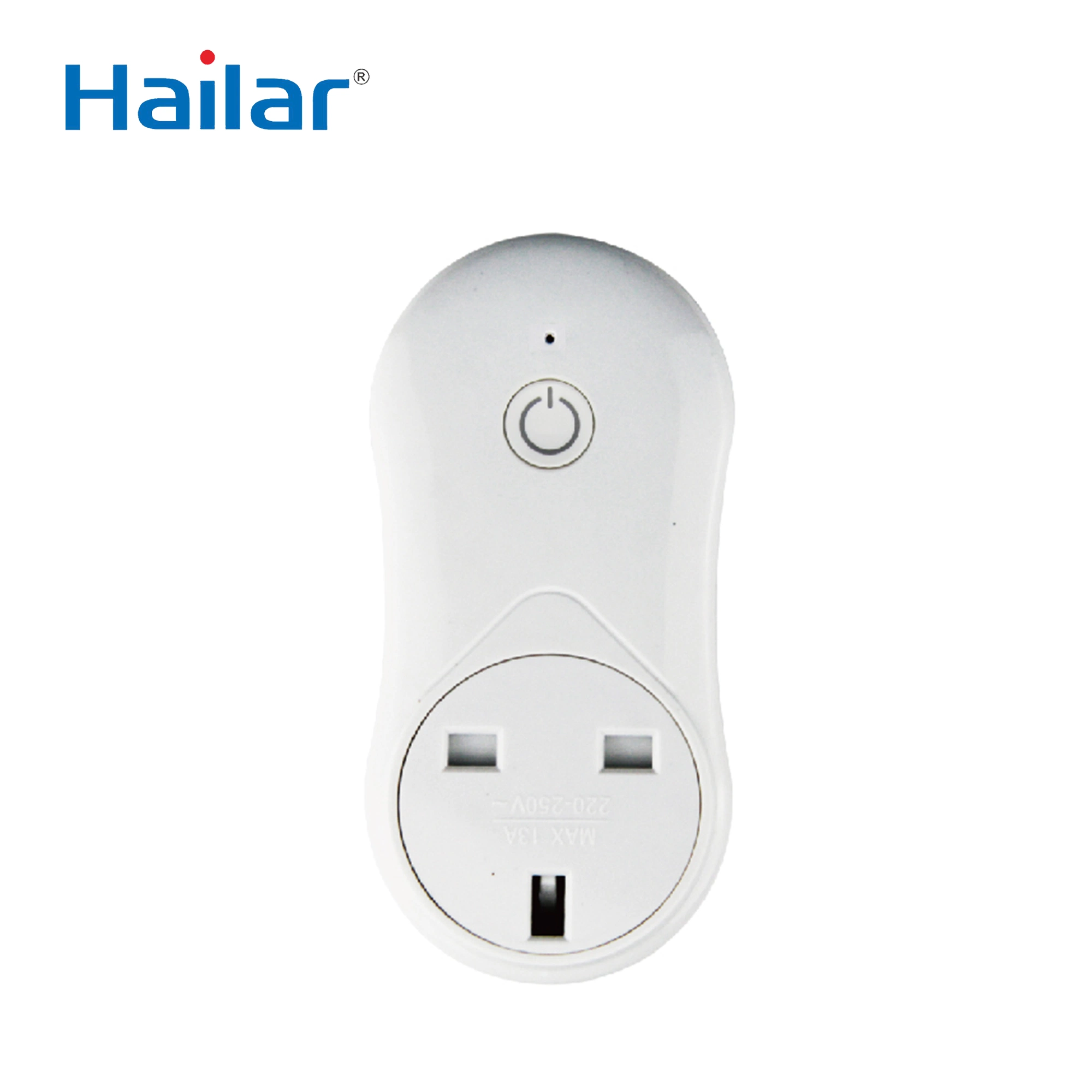 Hailar UK Standard Smart WiFi Plug with Switched Socket Support Smart Life APP with USB Outlet