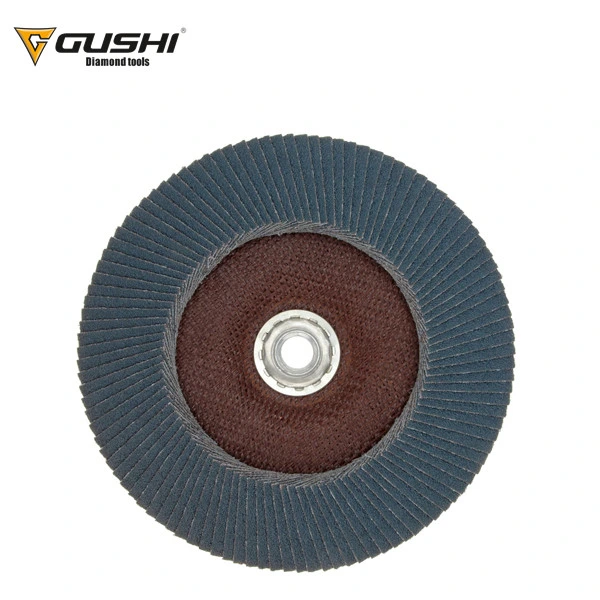 Custom 4"-7" 40#-320# Grit Zirconia Oxide Abrasive Flap Disc for Metal