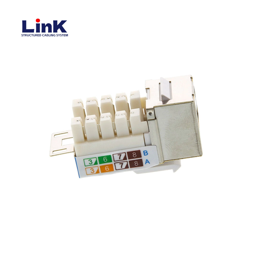 Cat5e CAT6A blindaje RJ45 CAT6 Keystone RJ45 Keystone Jack 8p8c Red Keystone Modular