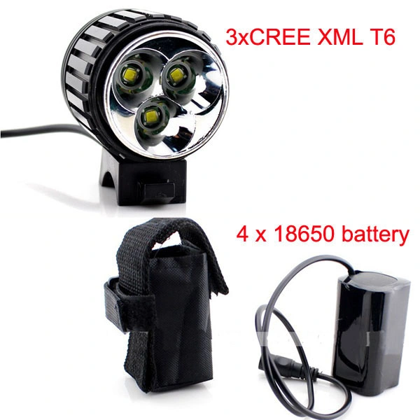 CREE Xm-L T6 LED 1500lumens Aluminum Front Bike Light