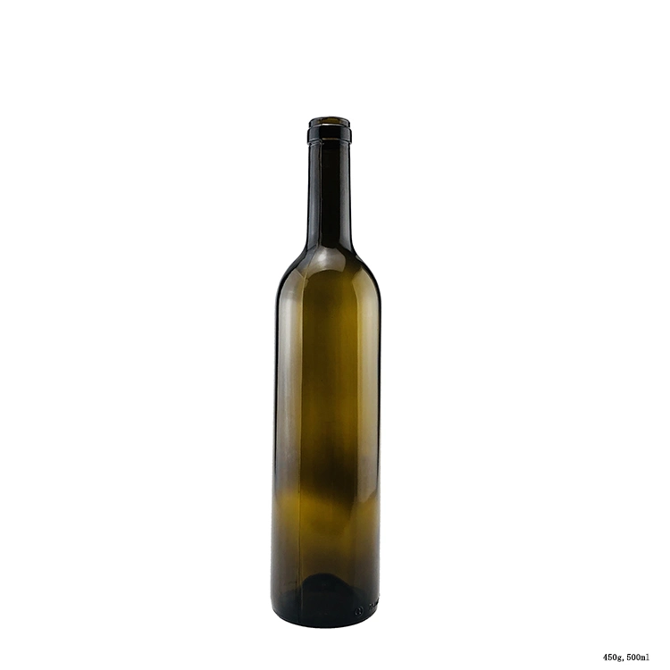 Venda por grosso de 500ml claro vazio de 750ml a 1000ml de vinho de gelo Vermelho Amarelo garrafa de vidro com rolha