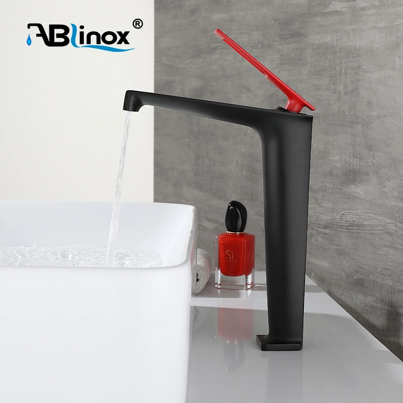 Ablinox Best Selling Modern Design Hot and Cold Bathroom 304 Stainless Steel Hot and Cold Water Mixer Tap