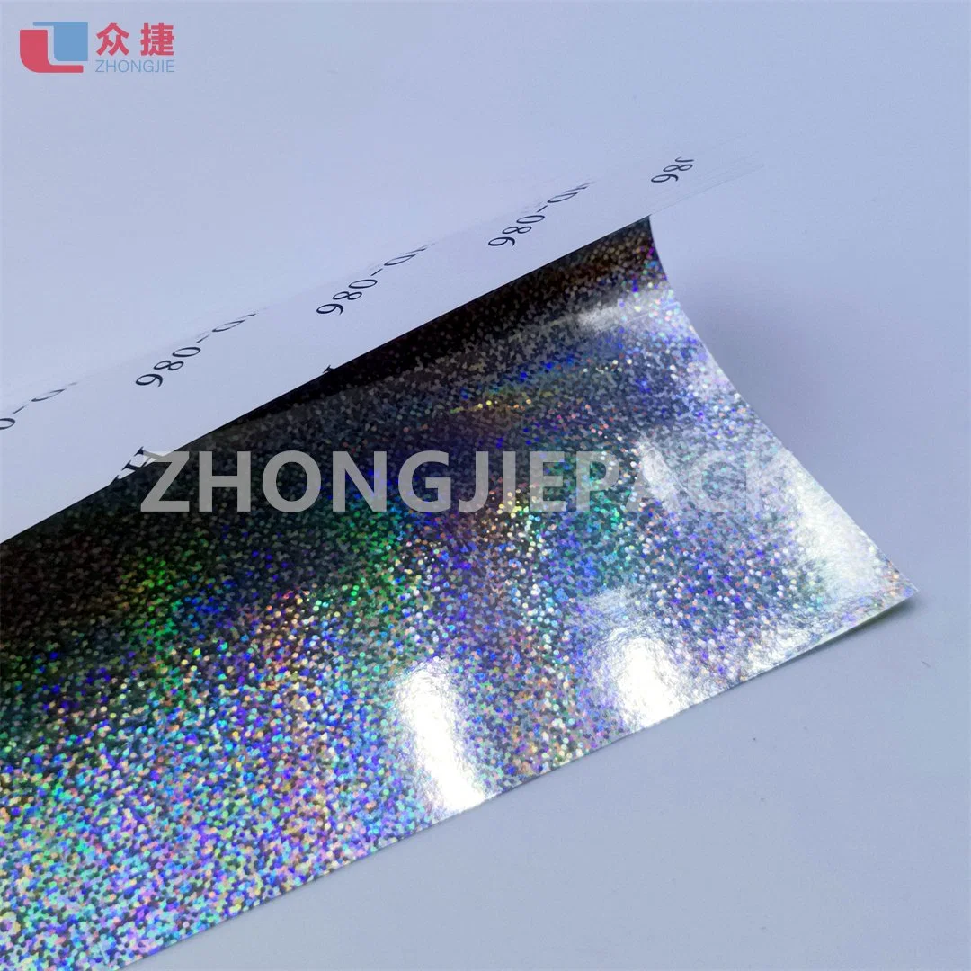 BOPP Holographic Film Laminated Paper Laser Paper Card for Printing Garments Labels Tag