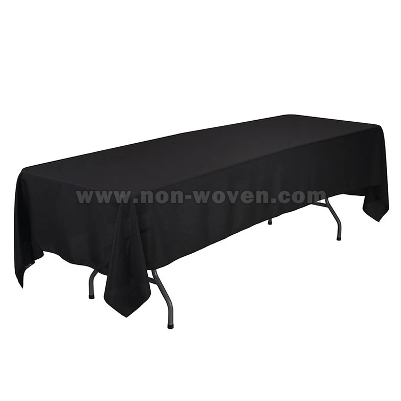 100% Polypropylene Nonwoven Table Cloth 20# Black