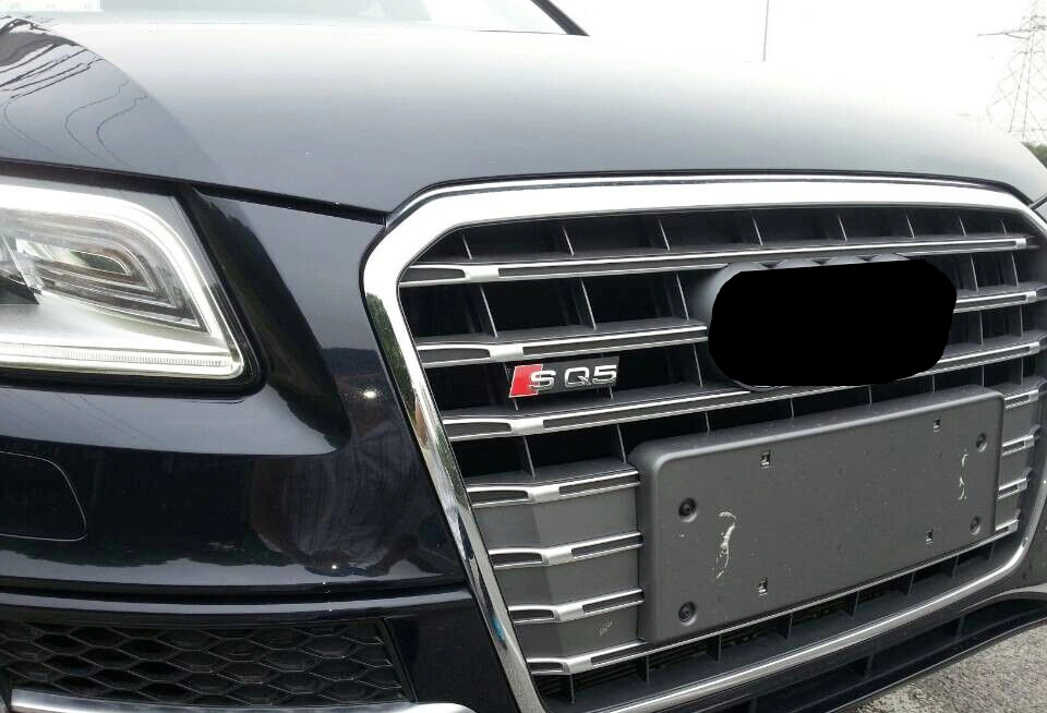 Factory Direct Sales Auto Parts Accessories for Audi Sq5 2013-2016 Style Black Mesh Front Bumper Grill