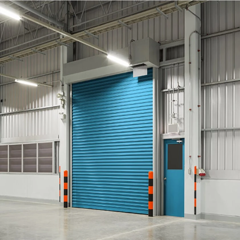 Aluminum Wind Resistant Bullet Proof Vertical Rolling Shutter Garage Door