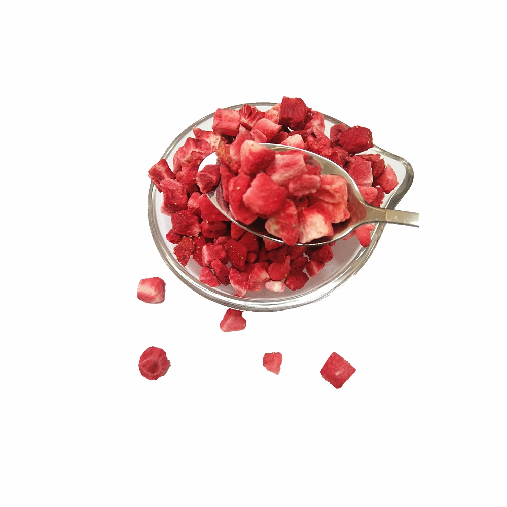 Dehydrated Fruit Freezen Dried Strawberry Fd Strawberry Cubes 10X10mm