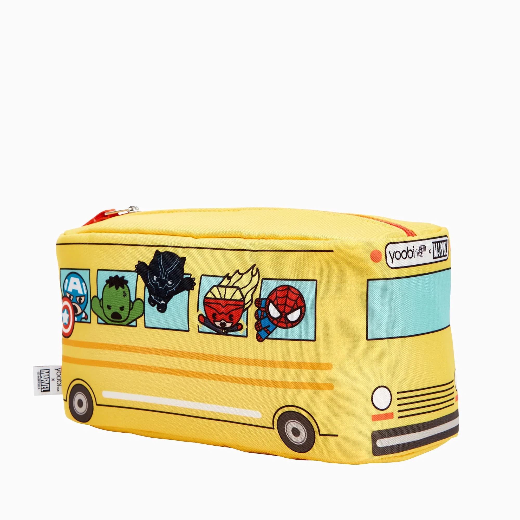 Cas d'un crayon pour enfants et adultes Marvel Boîte de crayon pour stylos crayons Avengers circonscription un grand bus pour l'école Les élèves de la Papeterie