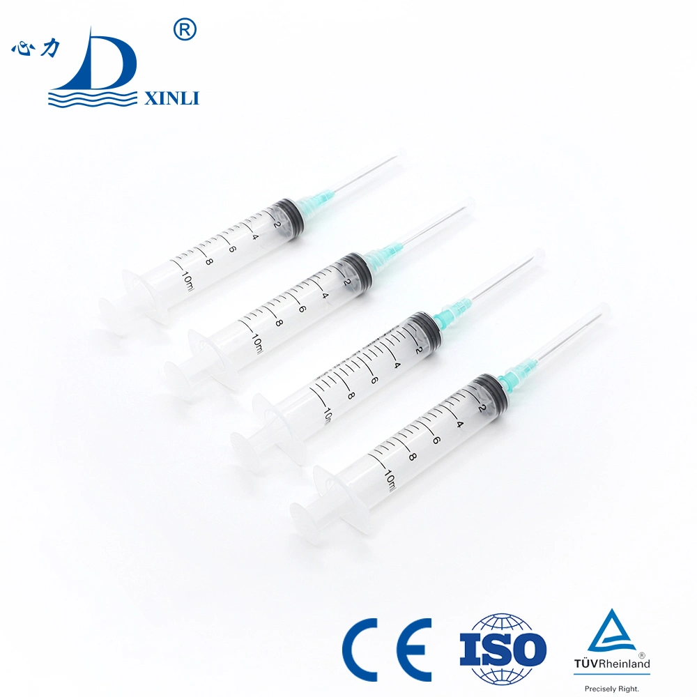 3-Part Disposable Sterile Medical Injection Animal Syringe for Veterinary Luer Lock