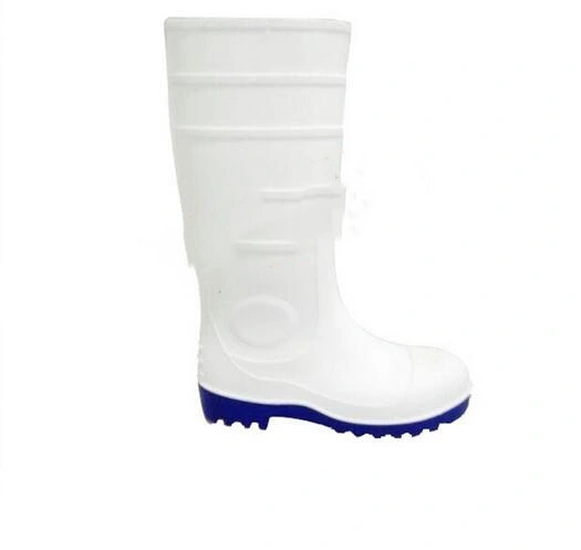 Safety Rain Boots White Gumboot Rubber Boots Safety Toe