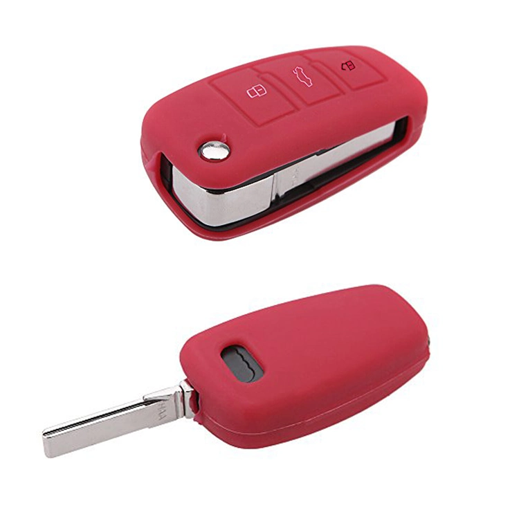Factory OEM Soft Silicone Car Key Cover Protect Case Key