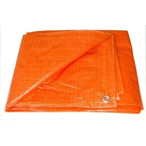 Orange Color Waterproof Polyethylene Poly Fabric Tarps for Truck Cover Garden Agriculture