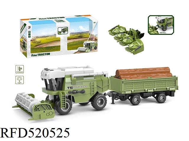 Pull Back Farm Vehicles for Kids' Learning and Play