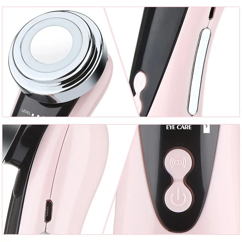 Hot Cold LCD 3 in 1 Photon Ultra Beauty Anti-Wrinkle Face Instrument Intelligent Skincare Facial Deep Cleansing Beauty Equipment