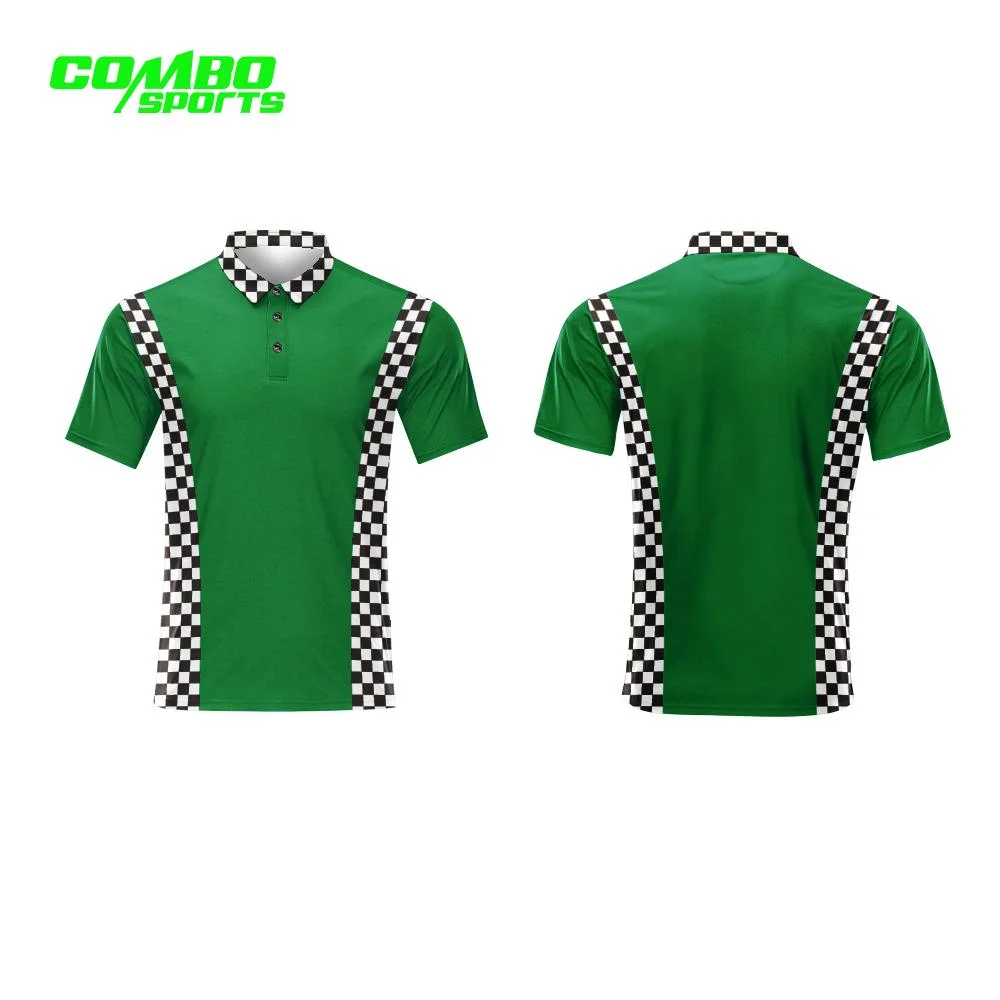 Combo Customized Herren Polyester Schnell Trocknend Sublimierte Tops Team Club Jeresy Poloshirt