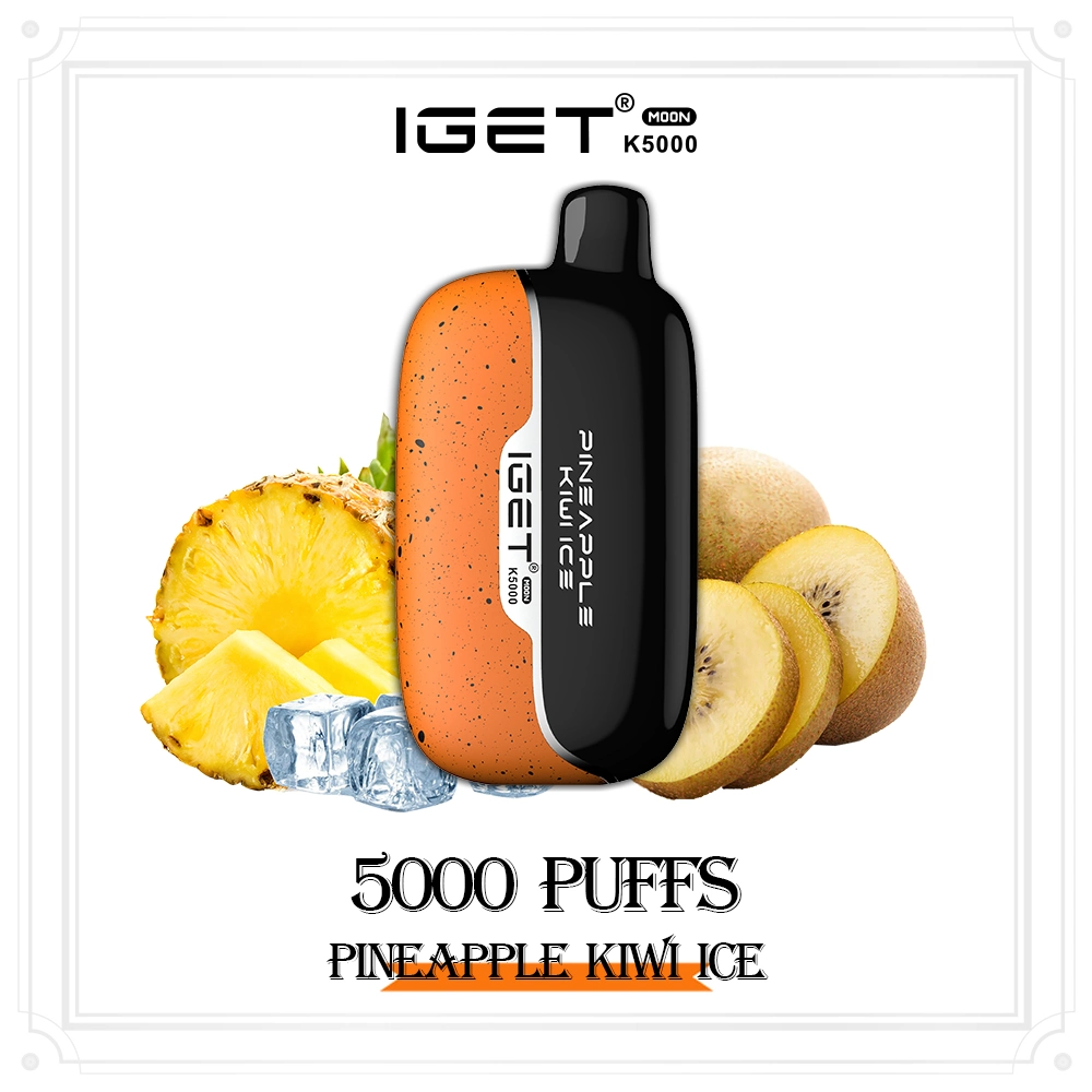 Iget Moon K5000 5000 melhores puffs descartáveis para a caneta de Pape Vape Fábrica de dispositivos POD