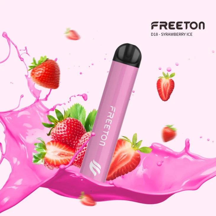 FREETON 2021 Nuevo Diseño vaporizador recargable Muestra gratuita 1500 inhalaciones Mini dispositivo desechable Vape Pen